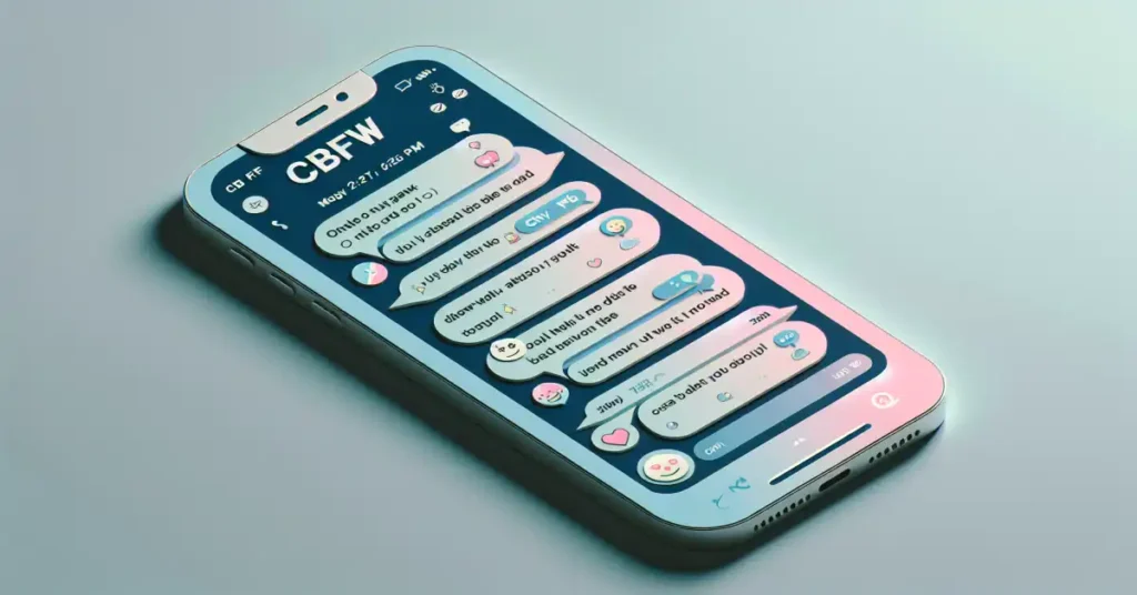 CBFW meaning in text messages
