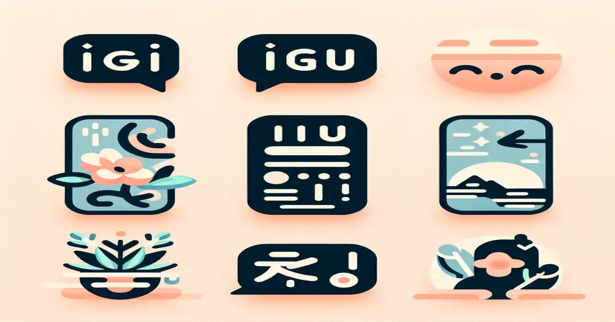 what does igu mean in text