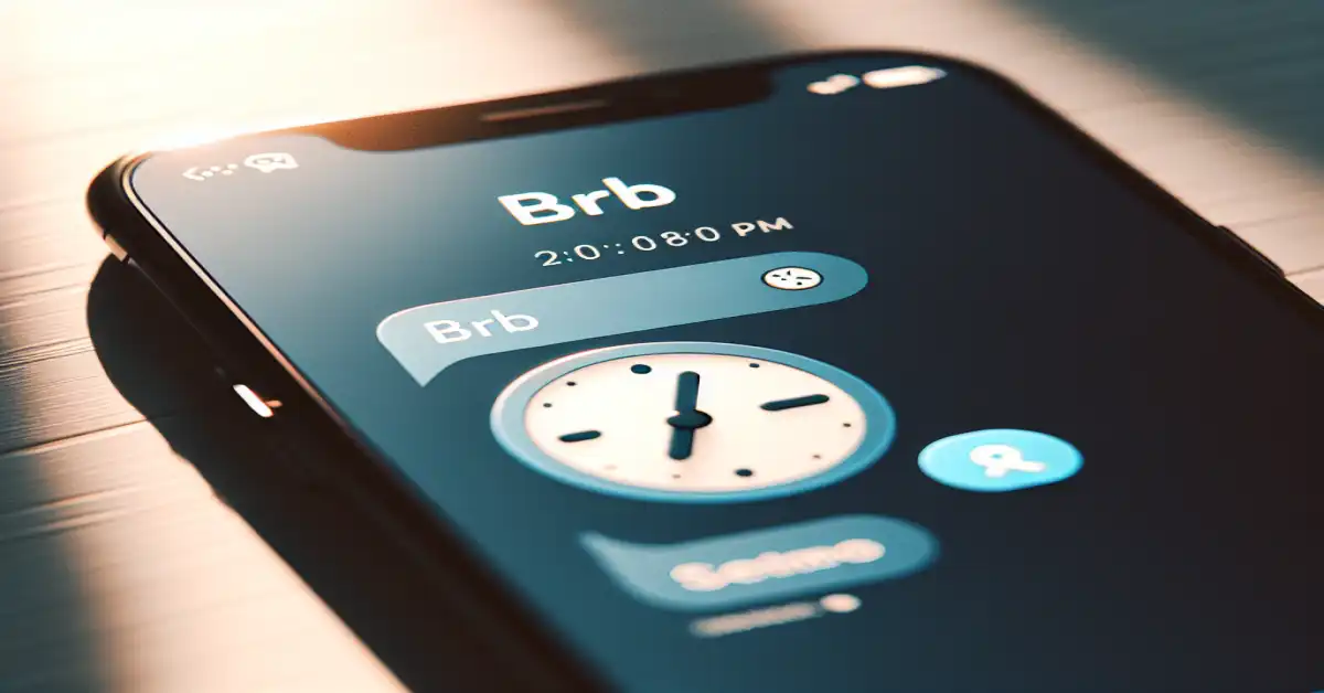 what does brb mean in text