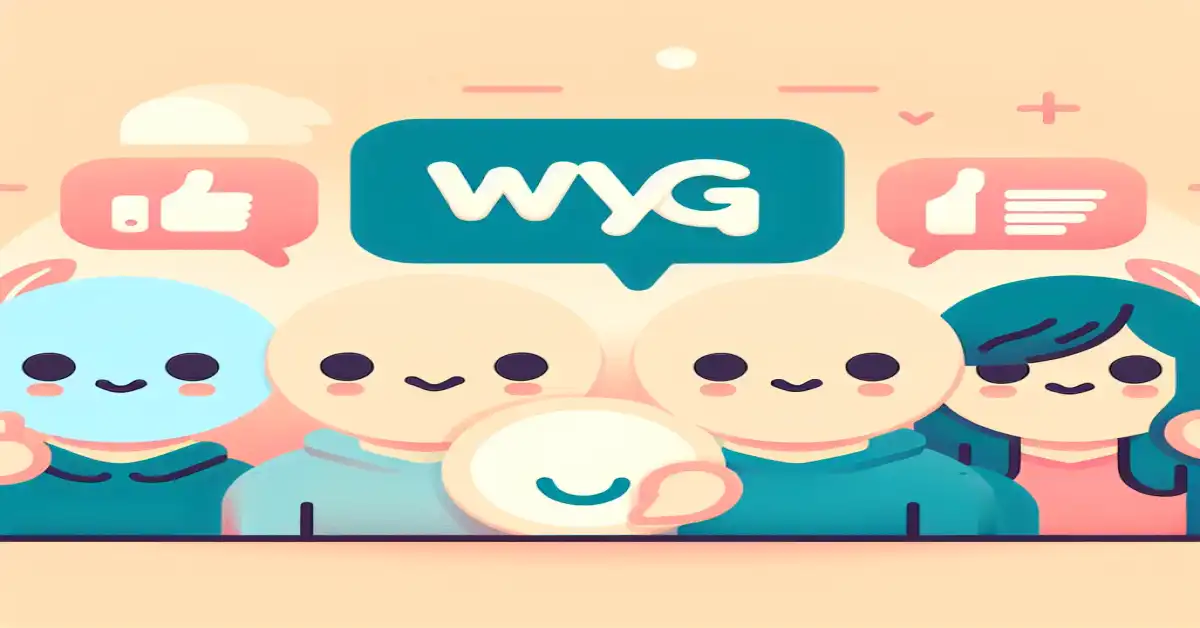 what does wyg mean in text