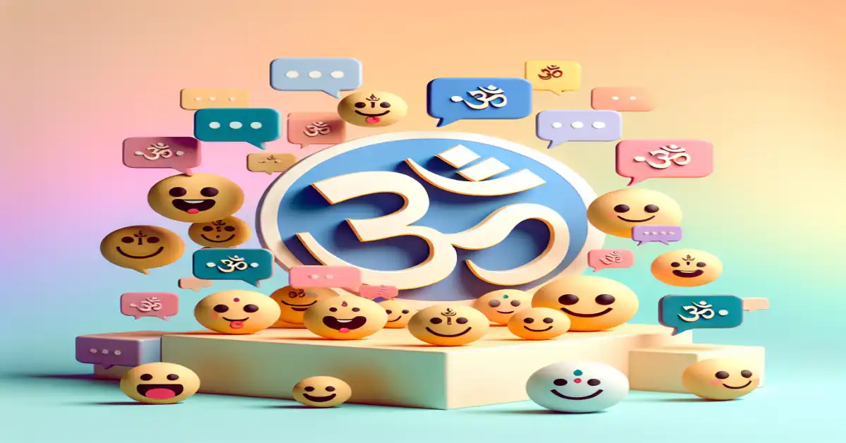 what does om mean in text