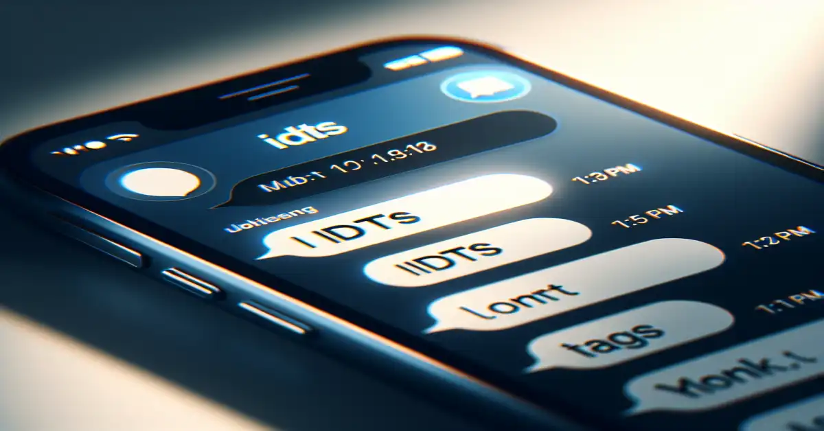 what does idts mean in text