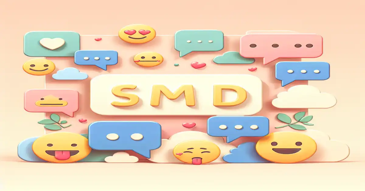 what does smd mean in a text message