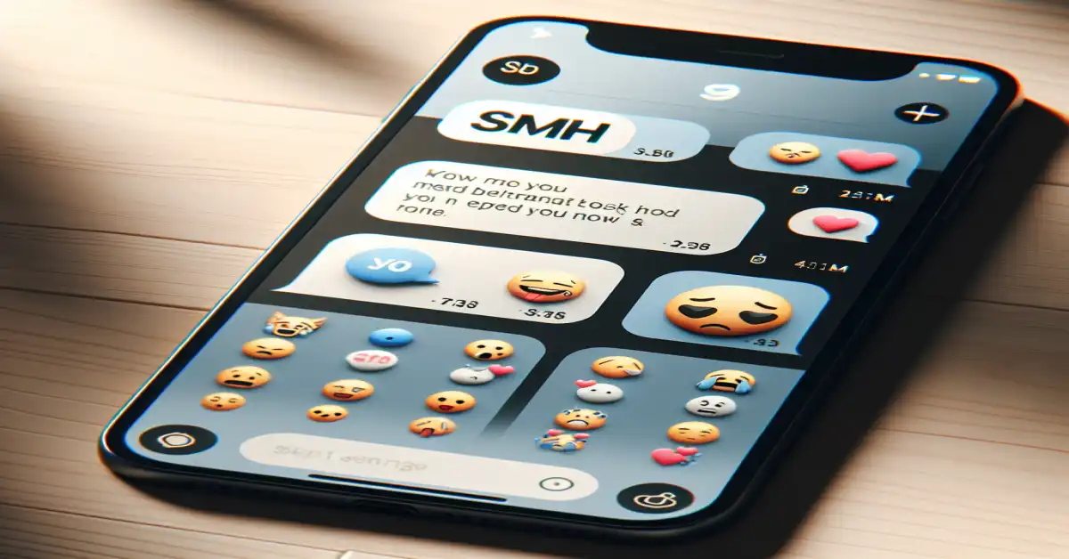 what does smh mean in text messaging