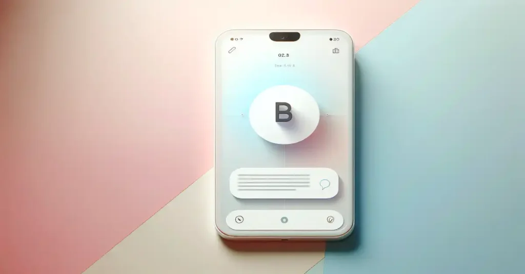 What does B mean in text messages