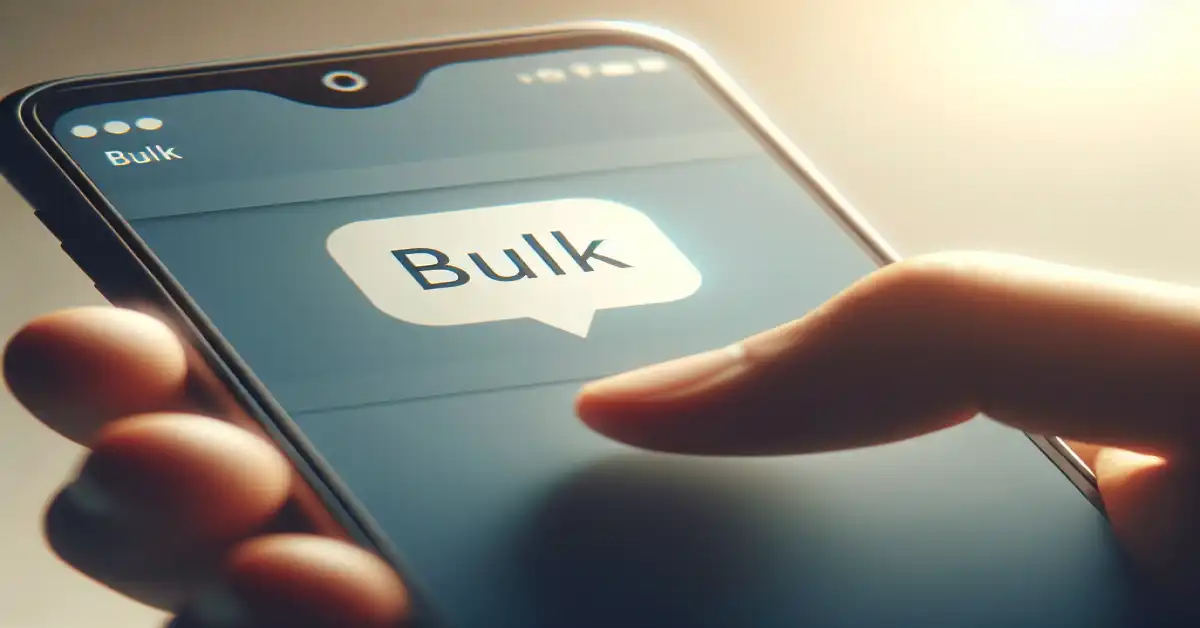 what does bulk mean in text