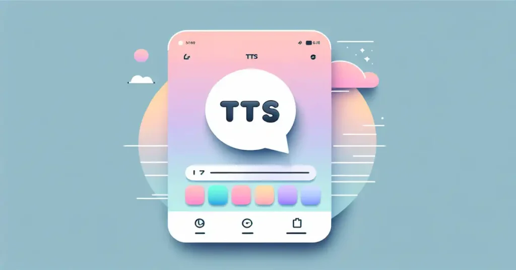 What TTS means in text messages