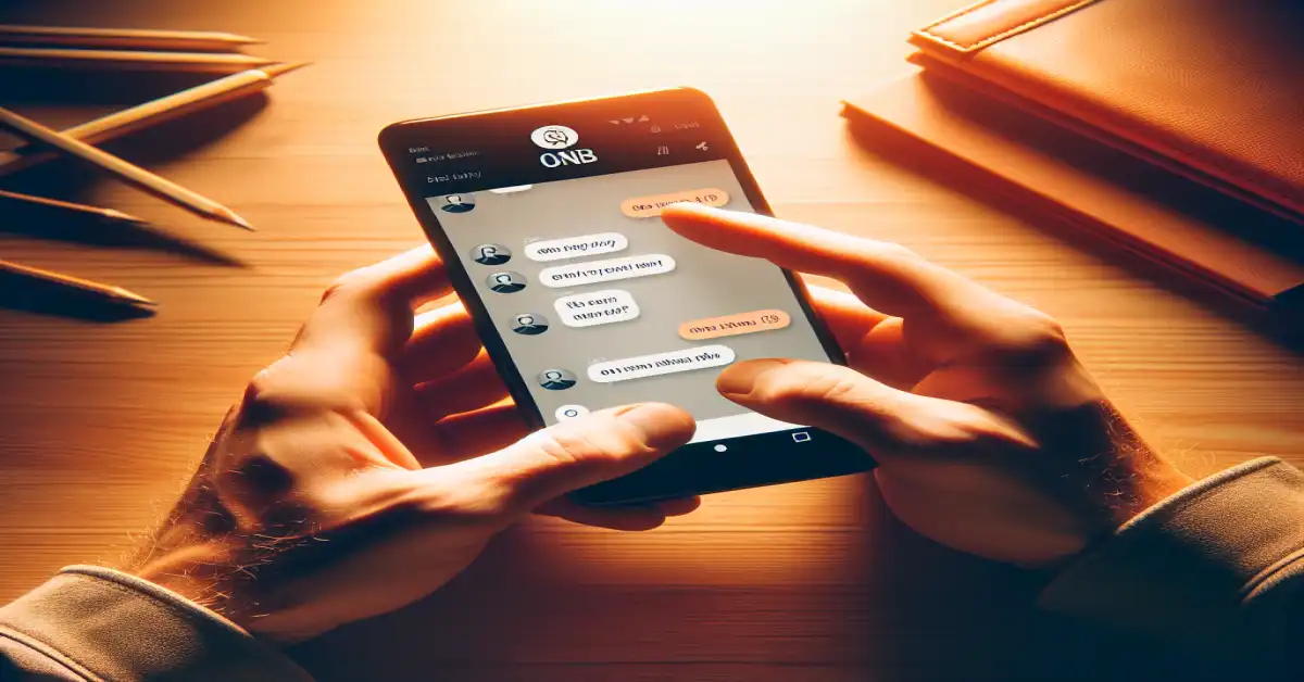 what do onb mean in text