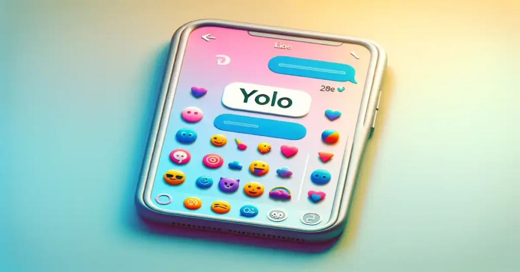 YOLO meaning in text